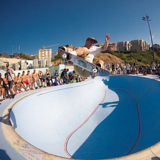 Pedro Barros - stalefish @bowl_a_rama at La Kantera skatepark. #bowl_a_rama
