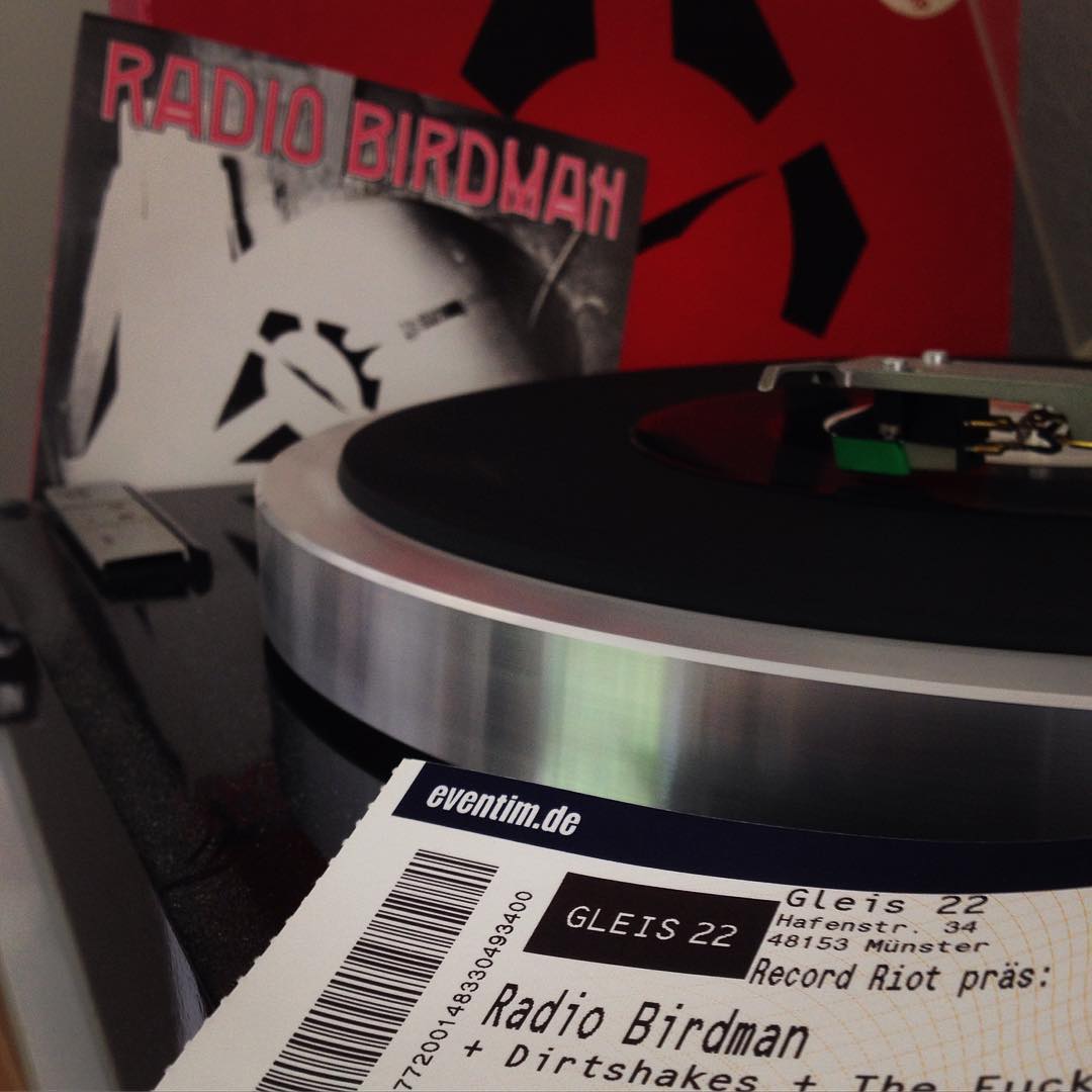Just got my Radio Birdman ticket - stocked!!! #radiobirdman #Bailgun
