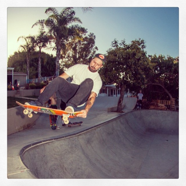 Kyle Berard lien to tail at the Guaca Bowl