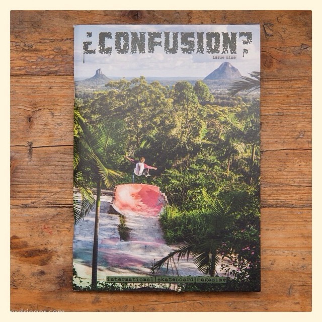 Got the new #Confusion issue in mail. Good stuff! With lots of international concrete madness in it. Make sure to get one.