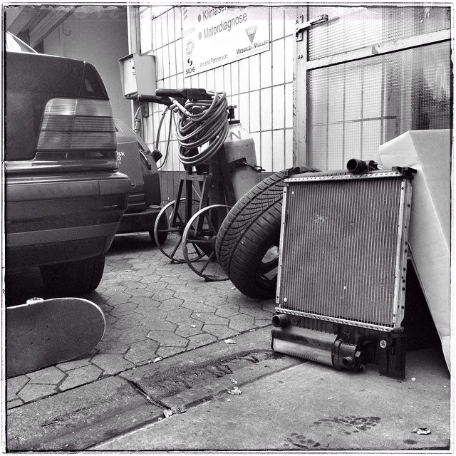 Radiator fixed, next stop Berlin, Vert Session.