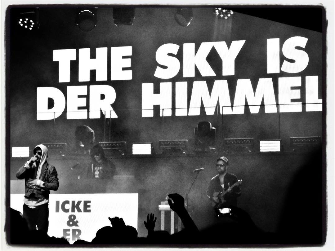 Icke & Er at the Columbia Halle yesterday. #ickeunder #columbiahalle #gig #konzert #theskyisthehimmel #bailgun #gerdrieger.com